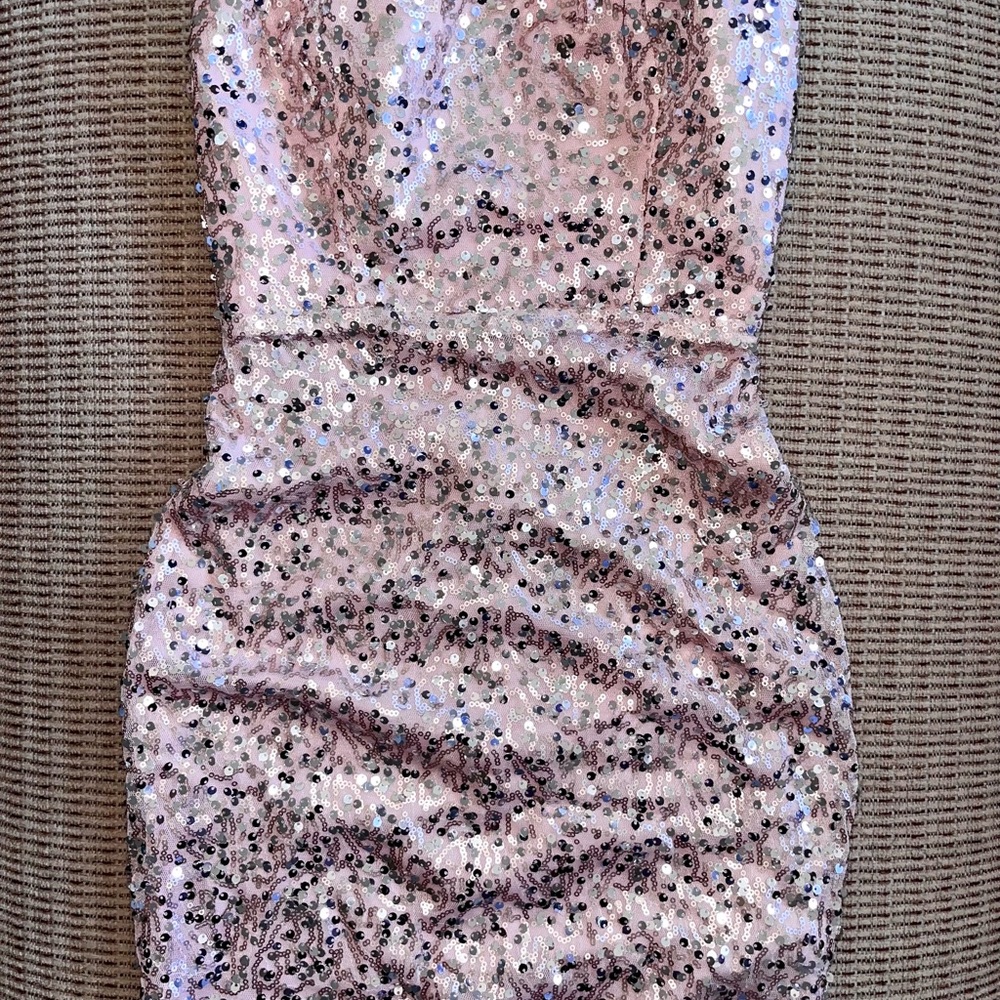 Sequin Pink Dress